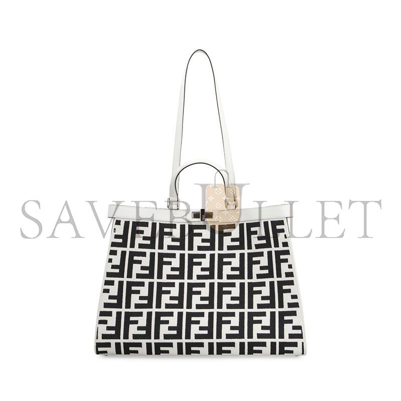 F**di x-tote canvas tote bag 8bh374ajqyf1laf (41*29.5*16cm)